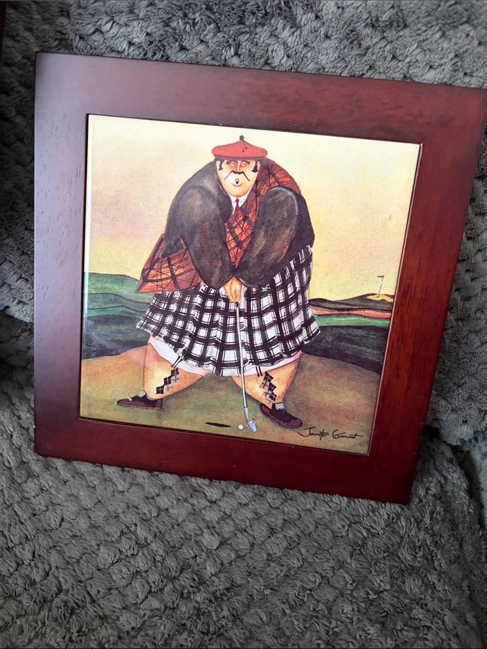 Vintage “Fat Scottish Golfer